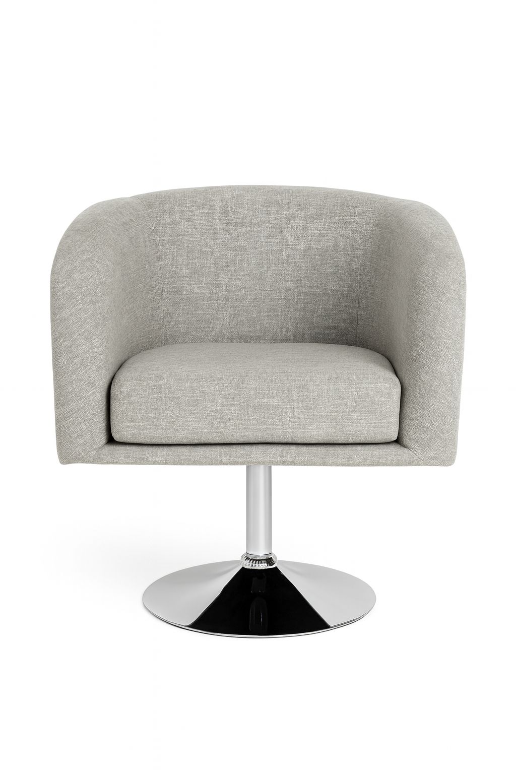 The Light Grey Swivel Chair